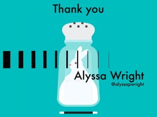 Alyssa Wright
@alyssapwright
Thank you
 