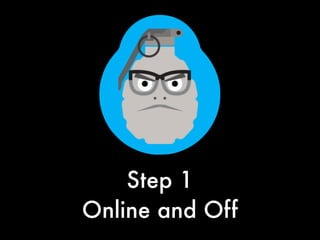 01
Step 1
Online and Off
 