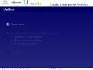 [SOTM10] Geovelo, a route planner for bicycle | PDF