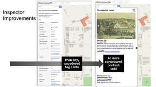 Open Historical Map: Vector Tiles & Other Updates | PDF