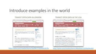 Challenges of Open Data in Japanese Public Transport | PDF