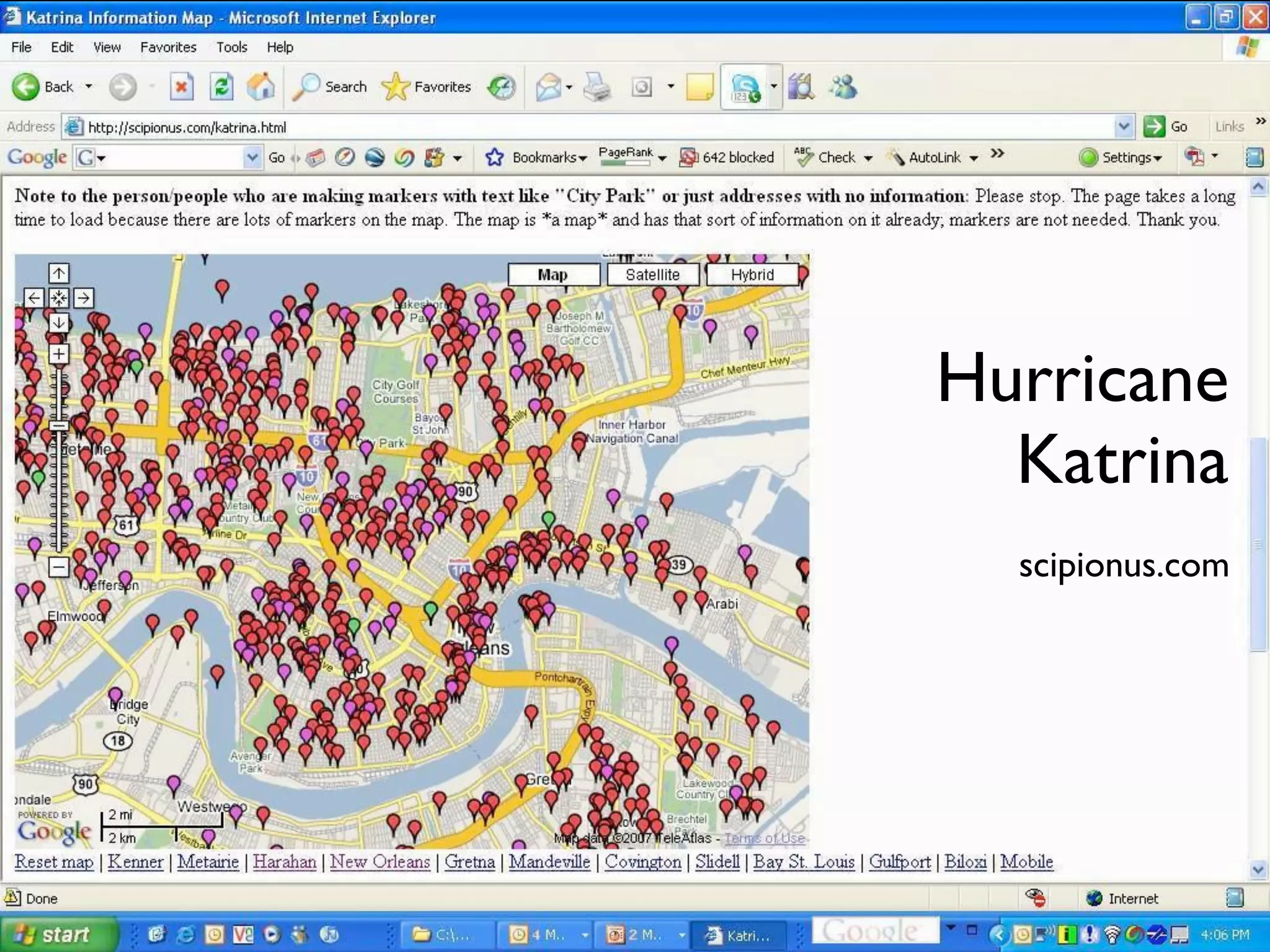 Hurric

         Hurricane
           Katrina
           scipionus.com
 