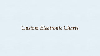 Custom Electronic Charts
 