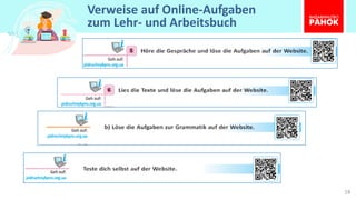 Verweise auf Online-Aufgaben
zum Lehr- und Arbeitsbuch
18
 
