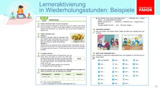 Lerneraktivierung
in Wiederholungsstunden: Beispiele
23
 