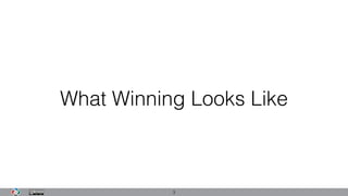 What Winning Looks Like
3
 