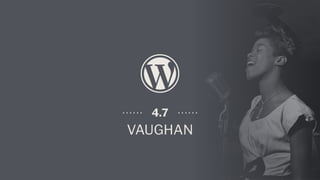 VAUGHAN
4.7
User Admin
Languages
 