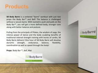 Barre program ppt theming / styling | PPTX