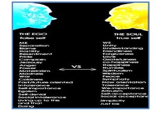 The SOUL is who you are?
 
 