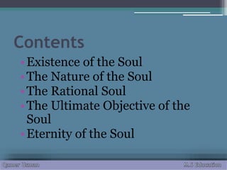 perspective of scholars of sects about Soul | PPT | Free Download