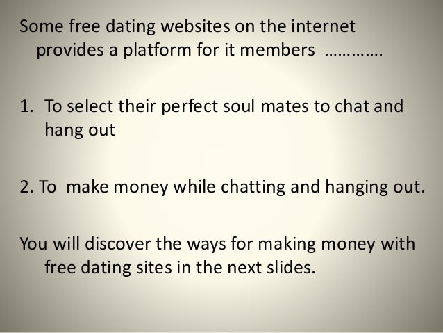 dating sites to make money