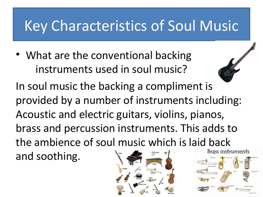 Soul music genre techniques