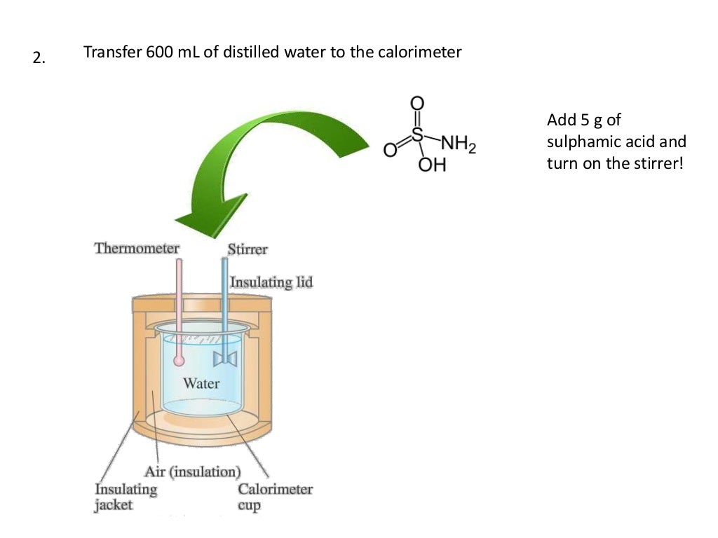 To Determine the Enthalpy of H2O2 in Aqueous Solution