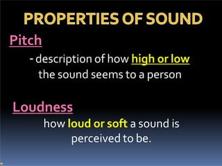 High Sound Example sound | PPTX
