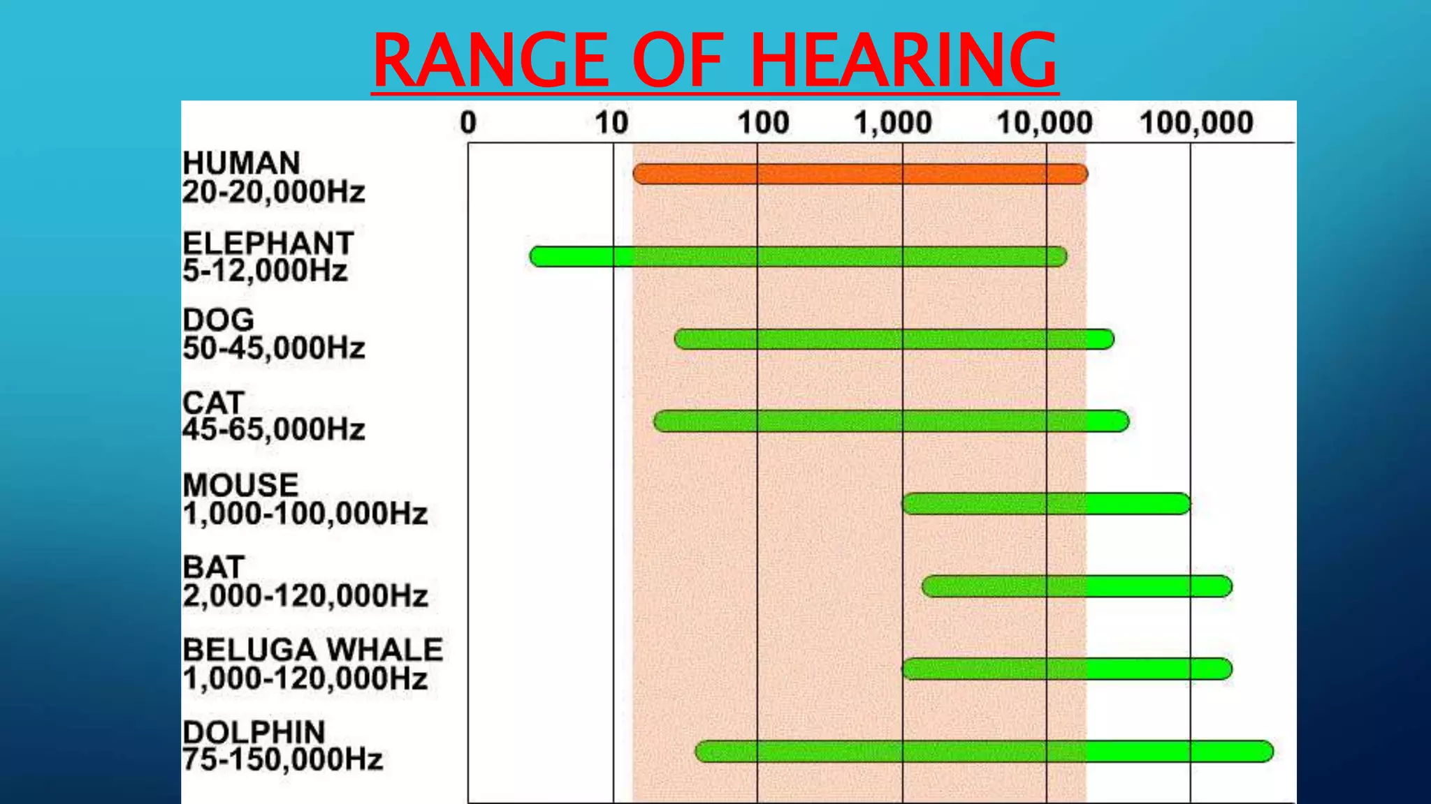 RANGE OF HEARING
 