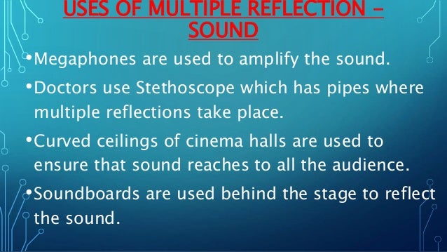 sound reflection examples