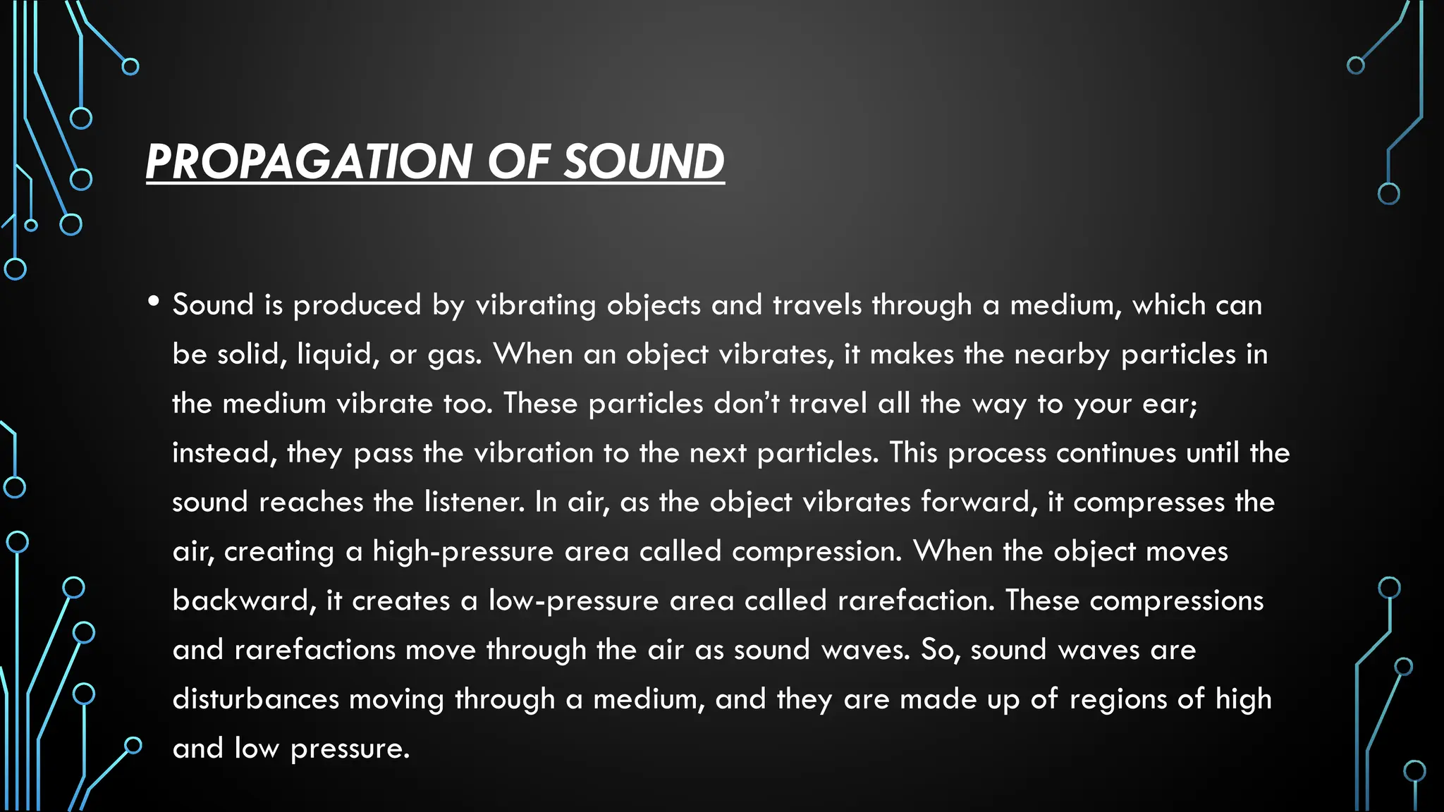 Introduction Of Sound SCIENCE CHAPETR - SOUND FOR GRADE 9 STUDENTS | PPTX