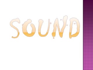 B Tech Sem I Engineering Physics U V Chapter 1 Sound Ppt