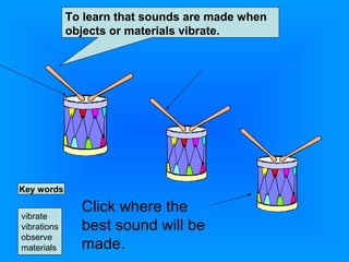 Object Sounds Examples Sound | PPT