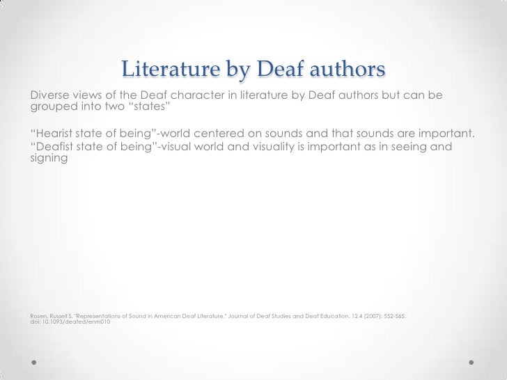 Asl Literature Vs Deaf Literature – PORBFU