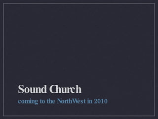 Sound Church ,[object Object]