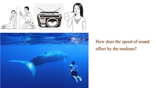 How does the speed of sound
effect by the medium?
 