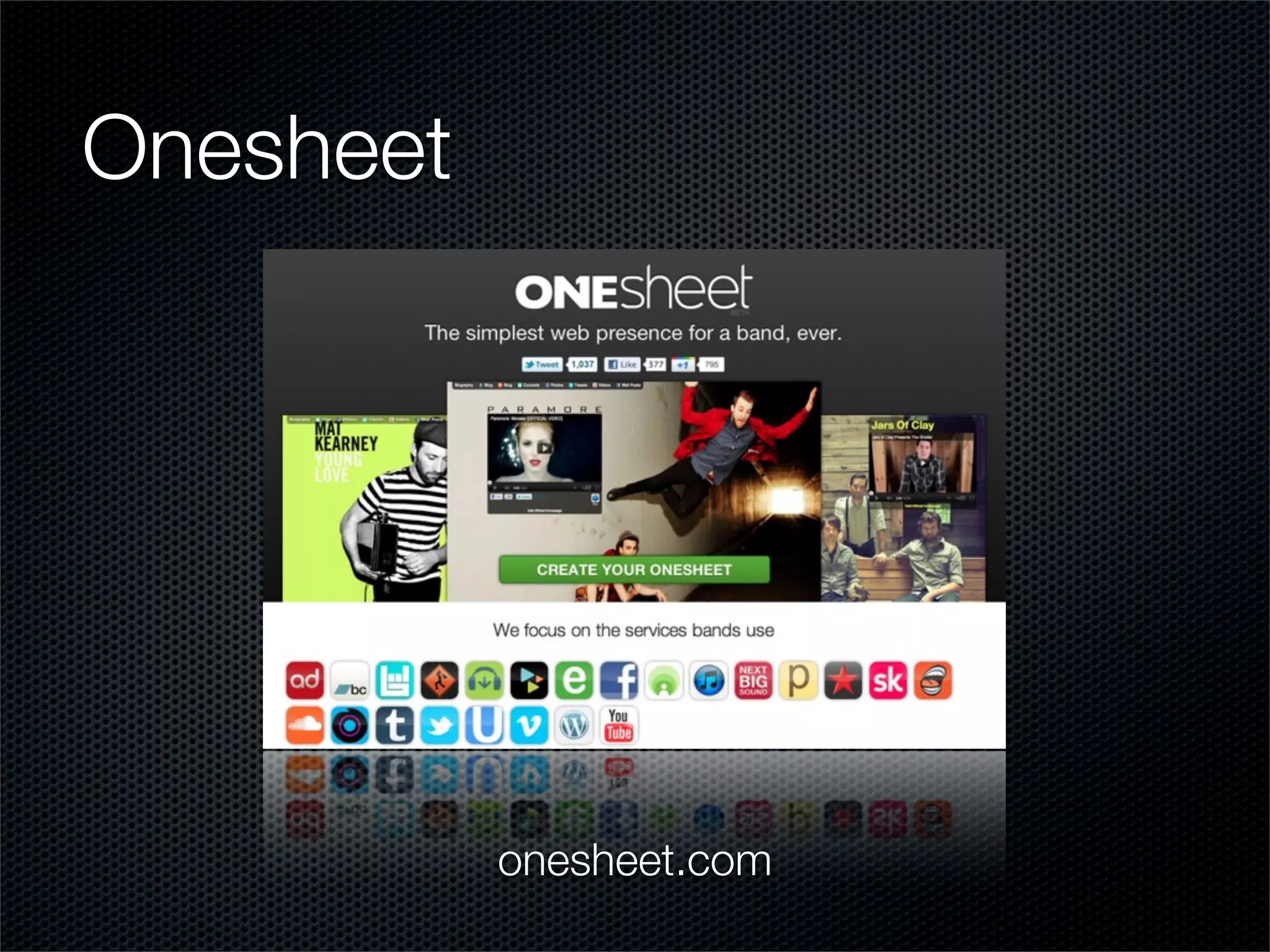 Onesheet




           onesheet.com
 