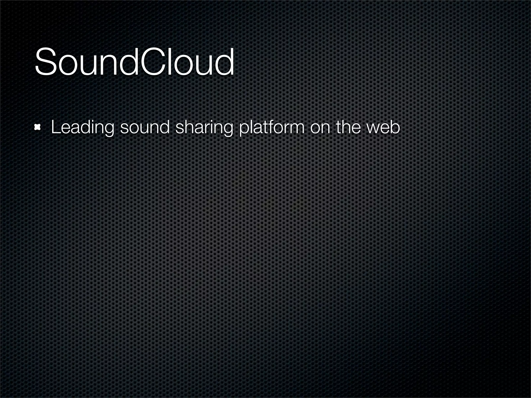 SoundCloud API Dos and Don'ts