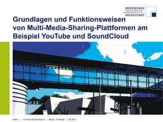 Grundlagen und Funktionsweisen von Multi-Media-Sharing-Plattformen am Beispiel YouTube und SoundCloud 