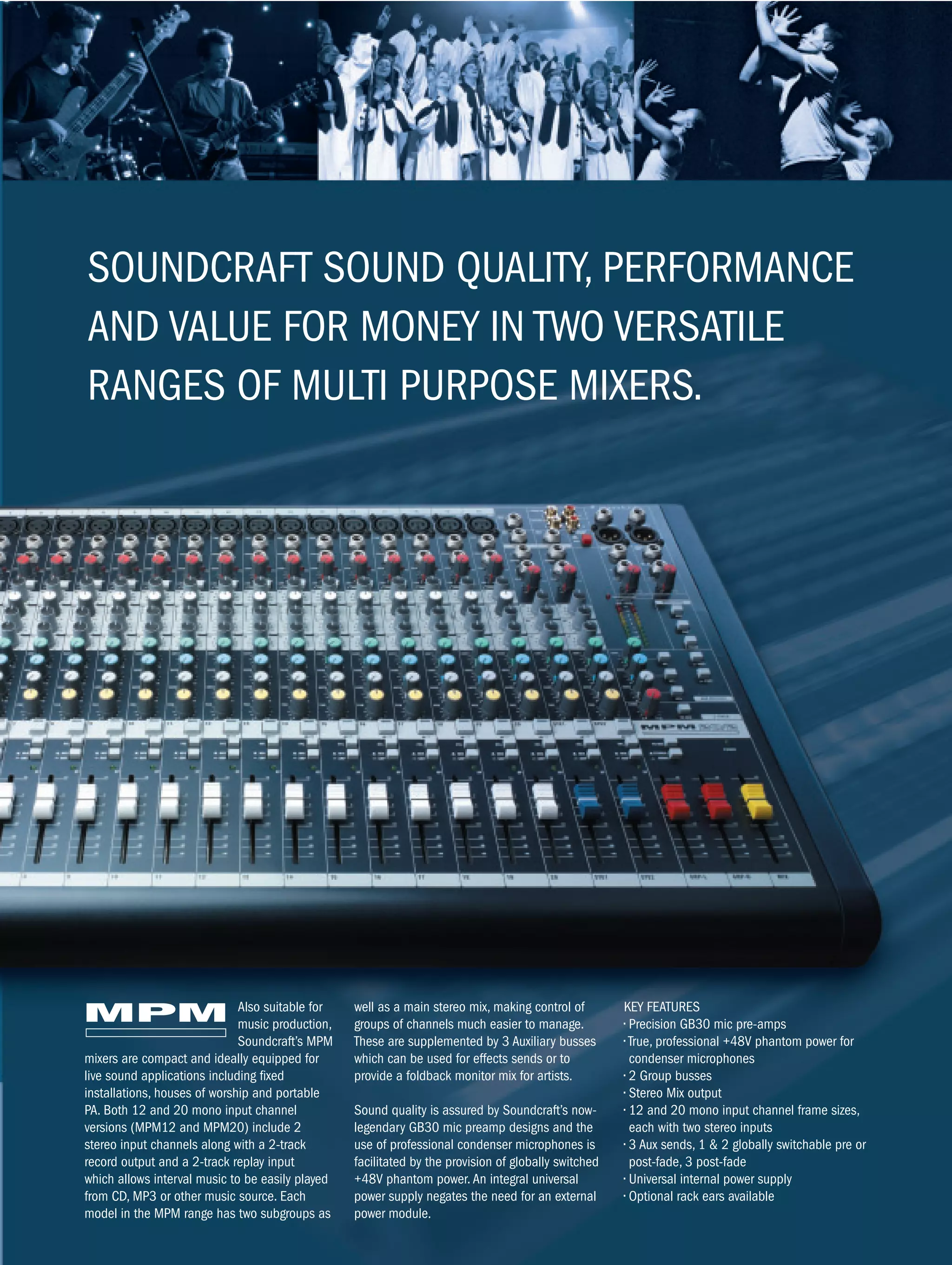 Soundcraft Epm Mpm | PDF