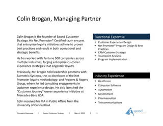 Sound Customer Strategy