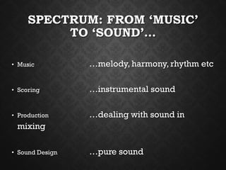 Is Sound Design Math Sound design lecture | PDF