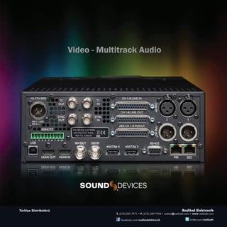 Video - Multitrack Audio

®

 