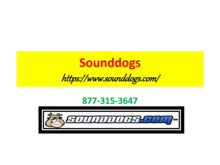 Sounddogs
https://www.sounddogs.com/
877-315-3647
 