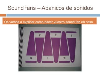 Sound fans – Abanicos de sonidos

Os vamos a explicar cómo hacer vuestro sound fan en casa
 