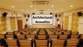 Architectural
Acoustics
 