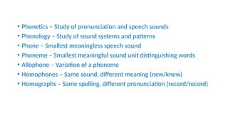 Sound Formation.phonetics msterial for students | PPTX