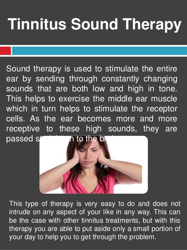 Sound Generators For Tinnitus