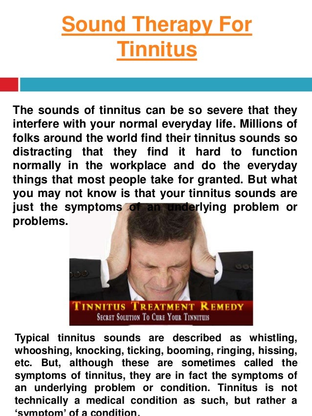 Sound Generators For Tinnitus