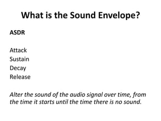 Sound Asdr Sound, harmonics, frequency and pitch | PPTX
