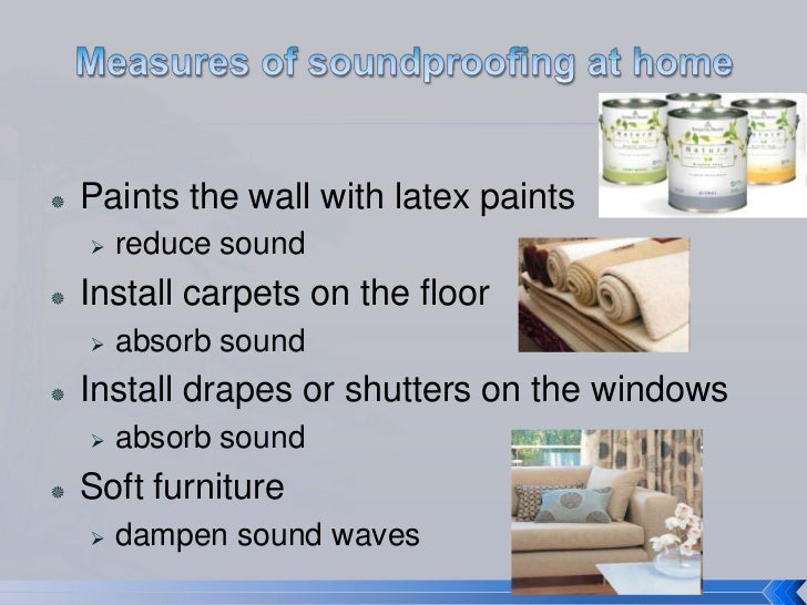 Sound insulation experiment