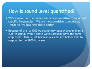 Sound levels | PPT