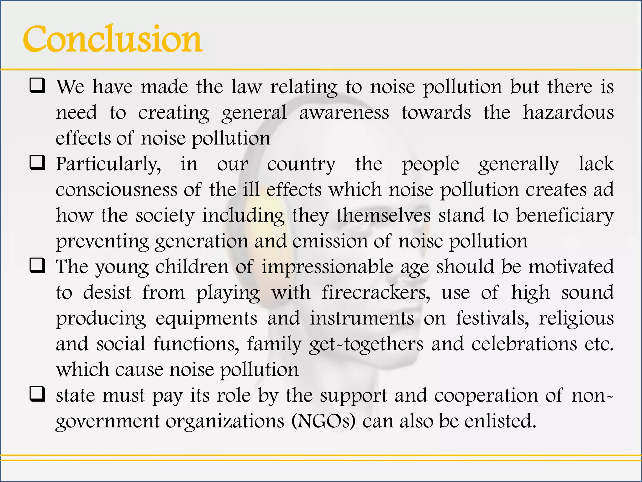 Sound pollution | PPTX