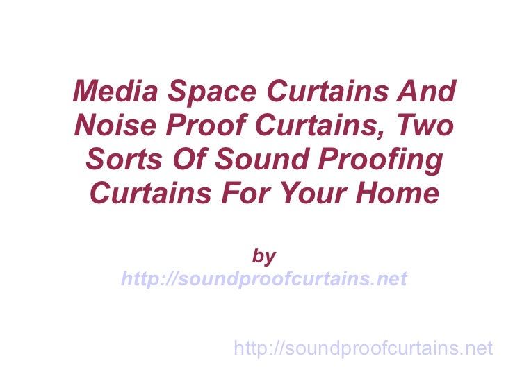 Soundproofing Curtains For Home