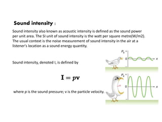 Sound Intensity Def Sound resounance | PPTX