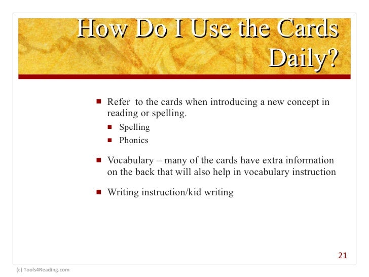 Sound Spelling Cards