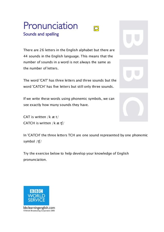 Sound Spelling Exercise