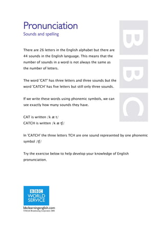 Sound spelling exercise | PDF
