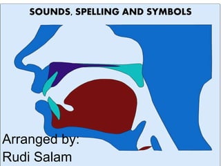 SOUNDS, SPELLING AND SYMBOLS
Arranged by:
Rudi Salam
 