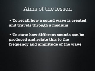 Sound | PPT